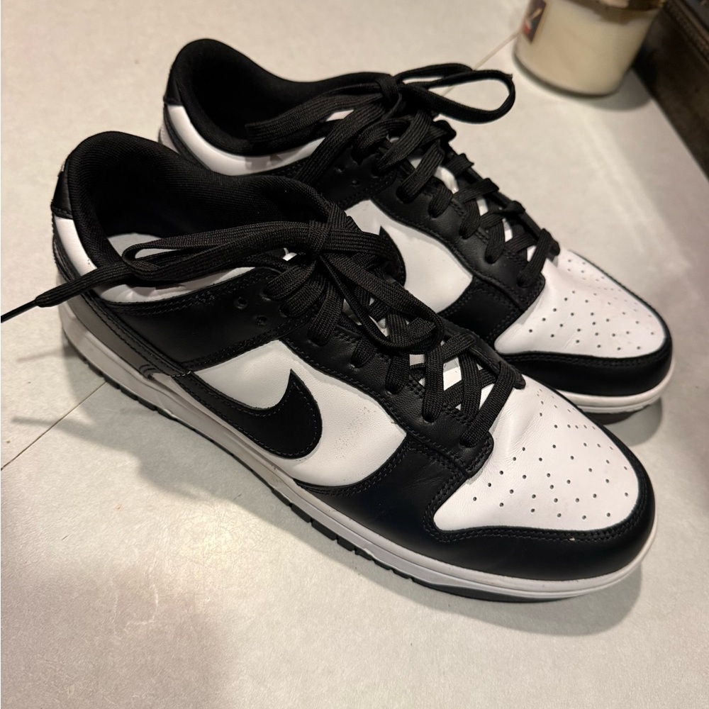 Nike Dunks | Men's Black and White Athletic Sneakers